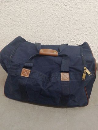 Conjunto de maletas de viaje Venca azul y marrón