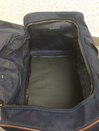 Conjunto de maletas de viaje Venca azul y marrón