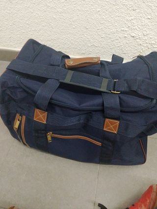 Conjunto de maletas de viaje Venca azul y marrón