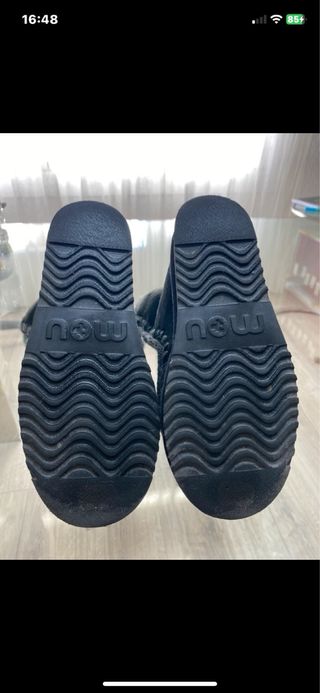 Botas Mou Negras Talla  37