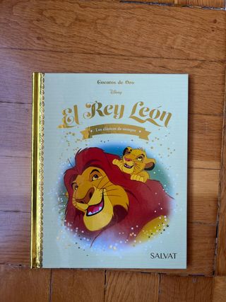 libro disney el rey leon cuento de oro