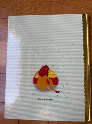 libro disney el rey leon cuento de oro