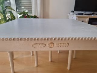 Mesa de la Maison du Monde,salón pequeña90x90x45cm