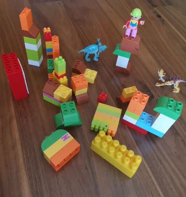 Lote Juguetes Bebé Bloques y Figuras