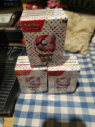 Pokemon 151 Scarlatto Violetto - 3 confezioni