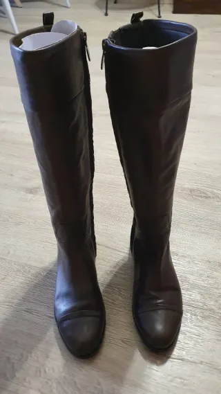 Botas altas Geox mujer marrones