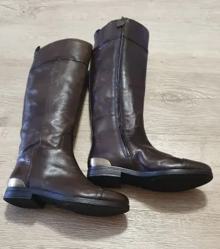 Botas altas Geox mujer marrones