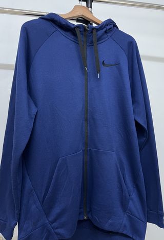 Felpa Nike Blu Zip Uomo
