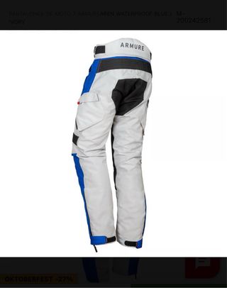 Chaqueta y pantalon moto adventure trail