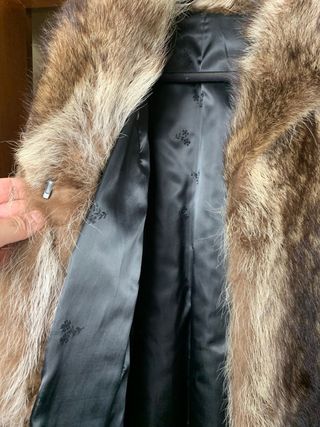 Chaqueta Piel Zorro Vintage 70s