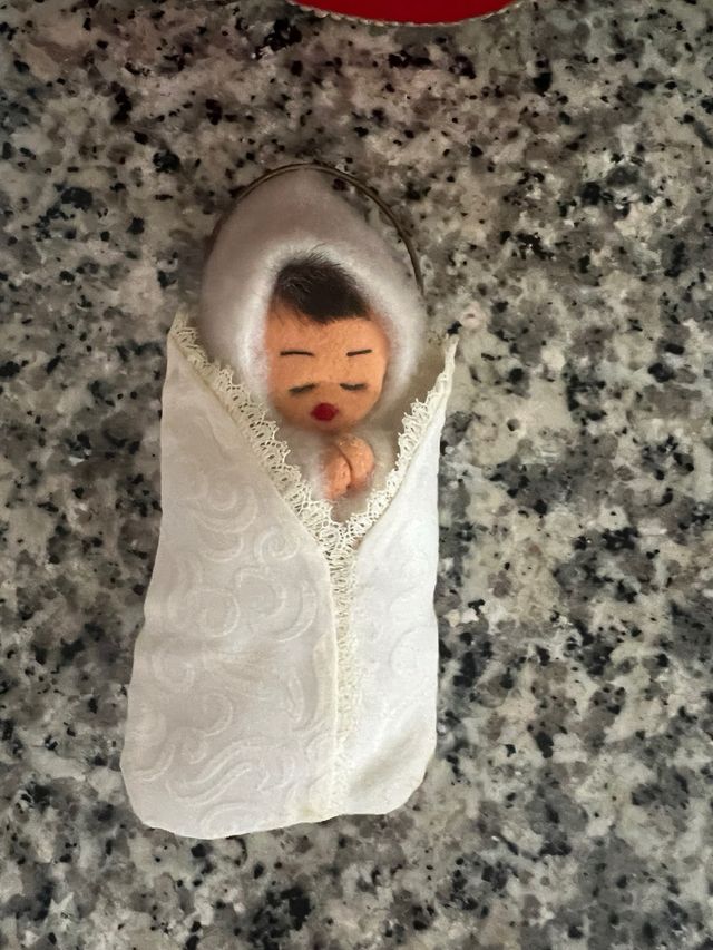 Pato con Niño Jesús para colgar