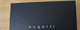 Cartera Bugatti Piel Negra RFID