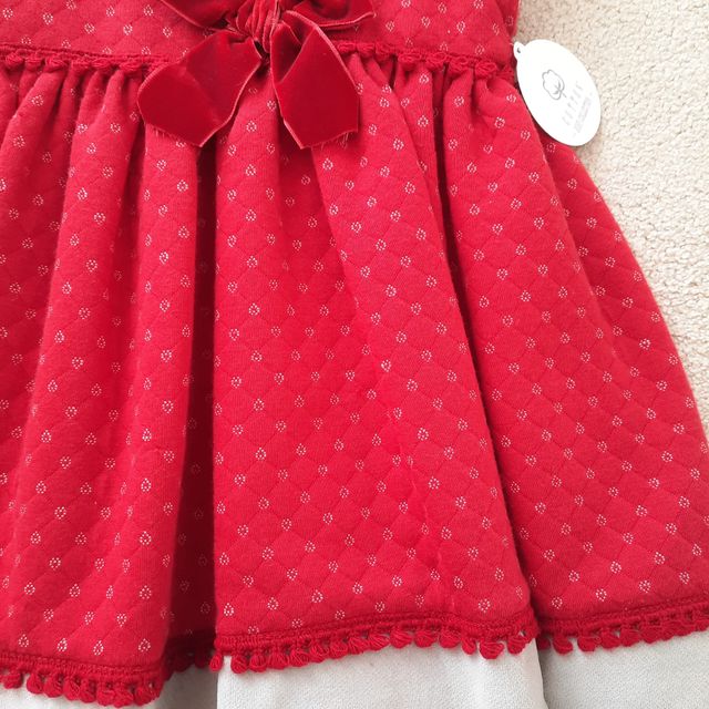 Vestido vermelho 24 meses - Novo