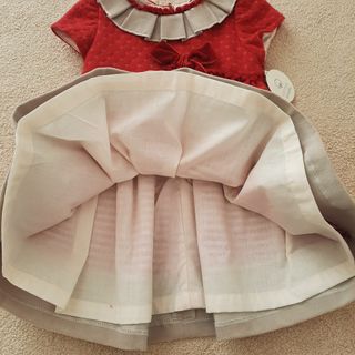 Vestido vermelho 24 meses - Novo