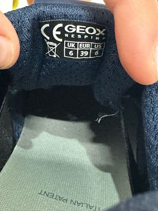 Zapatillas Geox J745PB azul con luces