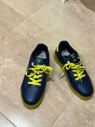 Zapatillas Geox J745PB azul con luces