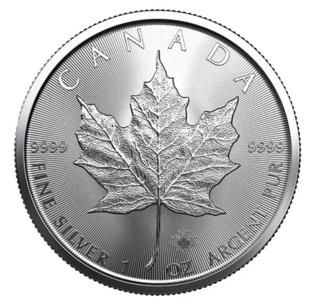 Moneda Plata 1 Oz Maple Leaf 2023 Año del Conejo