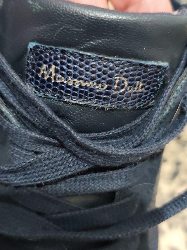 Massimo Dutti Zapatos Hombre Azul Talla 40