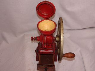 Molinillo Café Antiguo L.I.E. Rojo