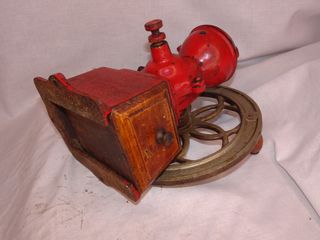 Molinillo Café Antiguo L.I.E. Rojo