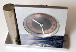 Reloj Sobremesa Mecánico Vintage - No Funciona