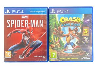 Pack PS4 Spider-Man y Crash Bandicoot trilogy