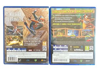 Pack PS4 Spider-Man y Crash Bandicoot trilogy
