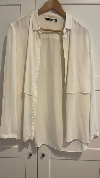 Camisa beige Massimo Dutti