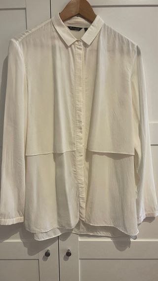 Camisa beige Massimo Dutti