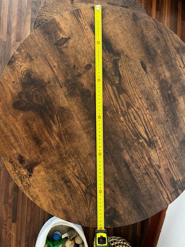 Juego de 2 mesas nido redondas