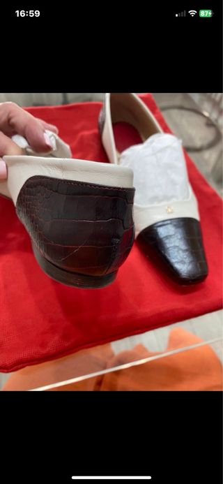 Zapatos CH bicolor piel