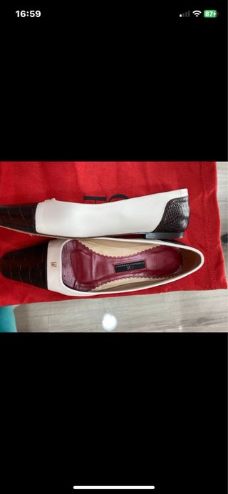Zapatos CH bicolor piel