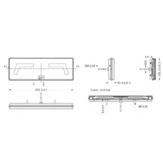 Pareja Pilotos Traseros LED 12/24V