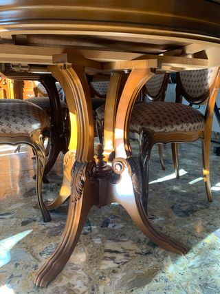 Mesa de comedor madera 8 personas