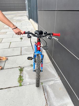 Bicicleta infantil DENBIKE roja y azul