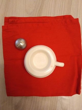 Porta candela decorativo bianco e argento