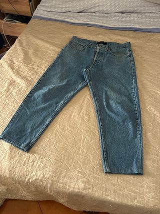 Jeans Zara taglio mom blu