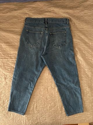 Jeans Zara taglio mom blu