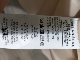 Abrigo cruzado beige claro nuevo