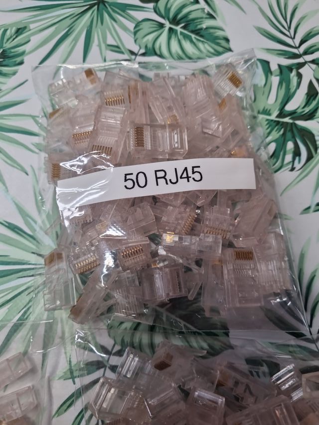 Conectores RJ45 (50 unidades)