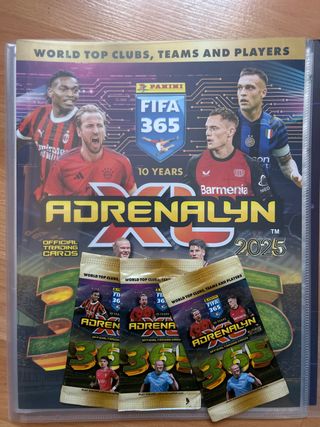 Álbum Panini FIFA 365 Adrenalyn 2025 + Cromos