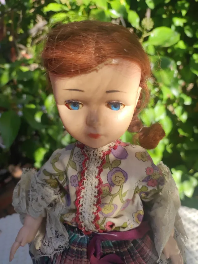 Muñeca Antigua Portuguesa Años 50