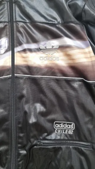 Conjunto Adidas Vintage Chile 62 Negro