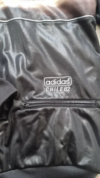 Conjunto Adidas Vintage Chile 62 Negro