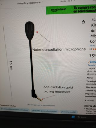 Micrófono Boom Mic