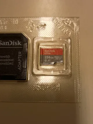 SanDisk Ultra 256 GB microSD + adattatore – Nuovo