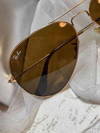 Gafas de sol Ray-Ban Aviator Marrones y Doradas