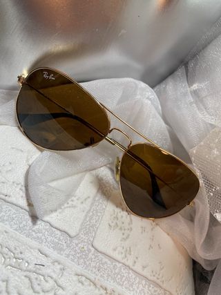 Gafas de sol Ray-Ban Aviator Marrones y Doradas