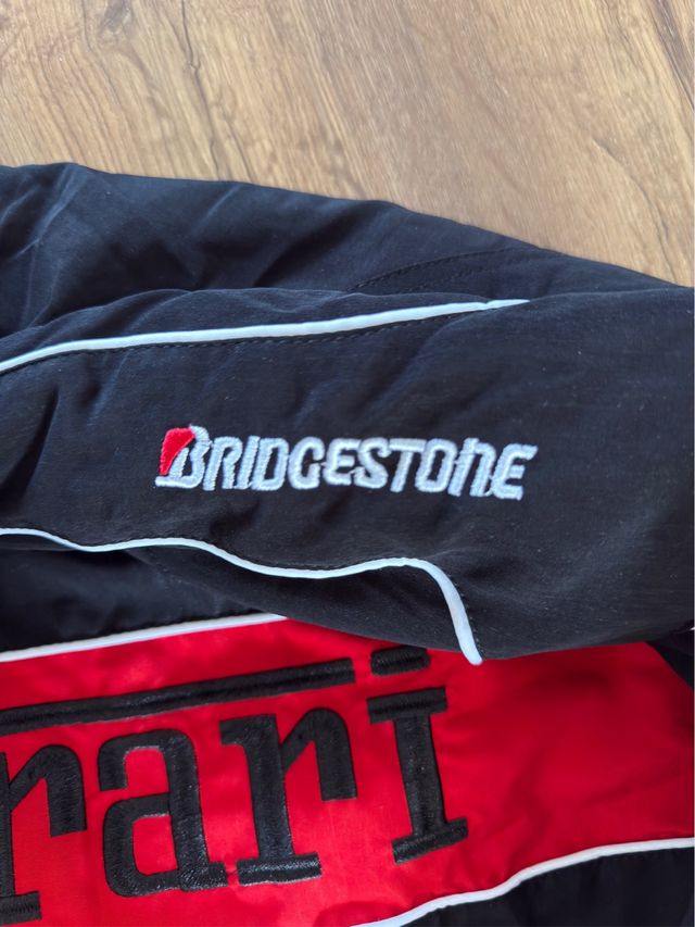 Vintage Ferrari F1 Racing Bomber Negra F1