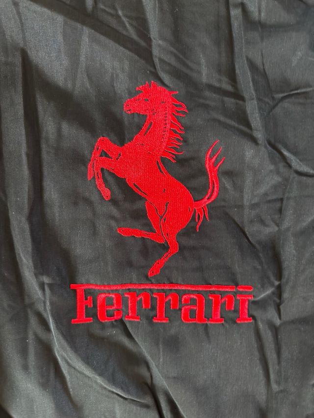 Vintage Ferrari F1 Racing Bomber Negra F1